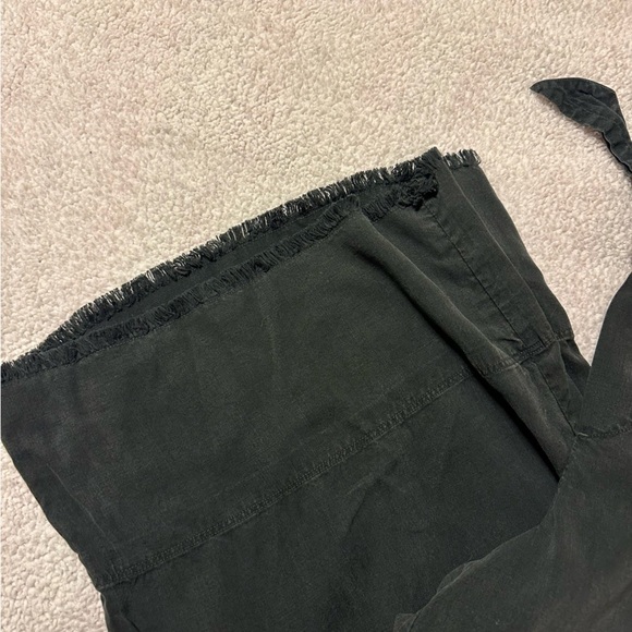 Cloth and Stone Marcell Culotte Pants Tencel Chambray High Rise Pull On Grey - Picture 12 of 15